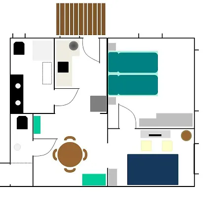 Apartmán Ferienwohnung Teal Nordenham